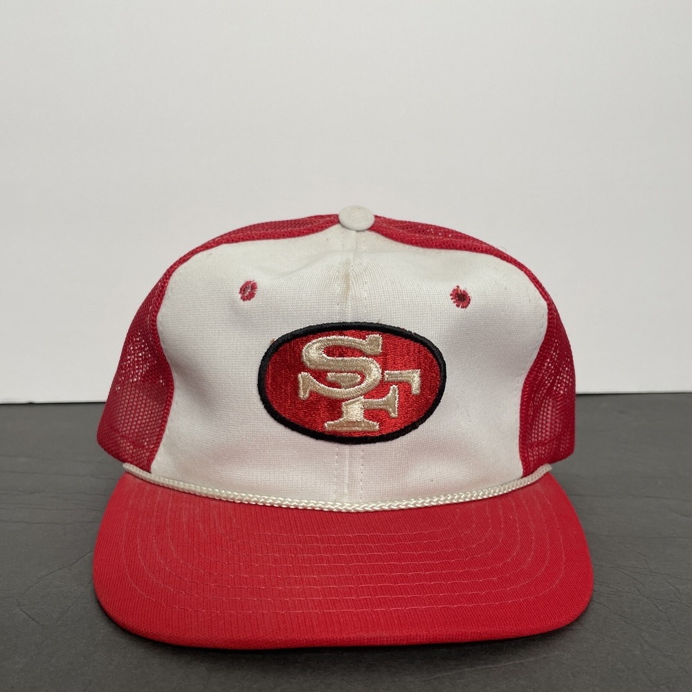 Vintage San Francisco‎ 49ers Patch Hat Cap '80s Sports Specialties Snapback Mesh